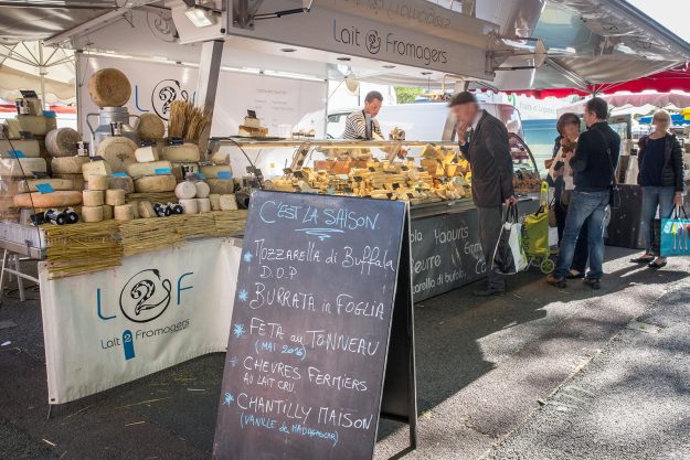 Stand au Marché de Quintaou à Anglet