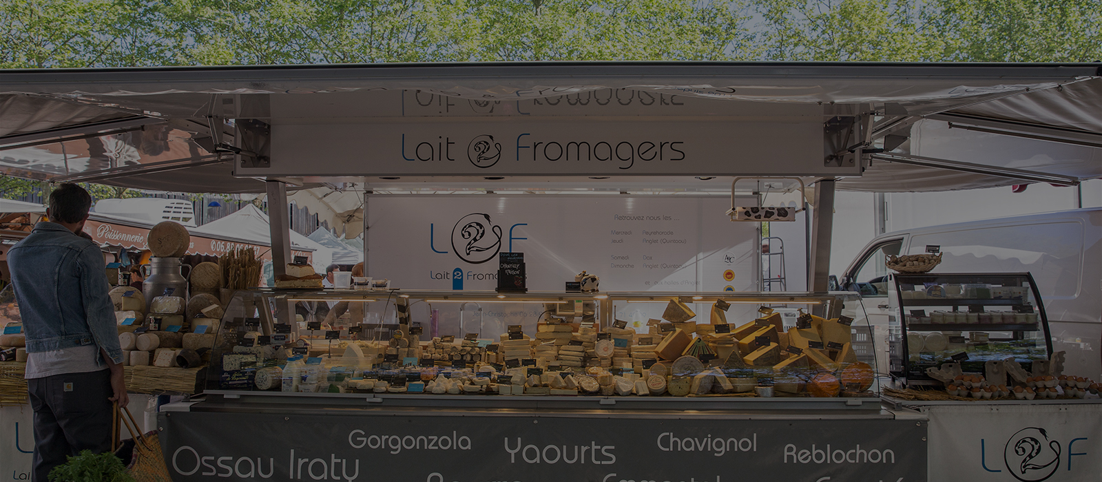 Slide Marché de Quintaou à Anglet